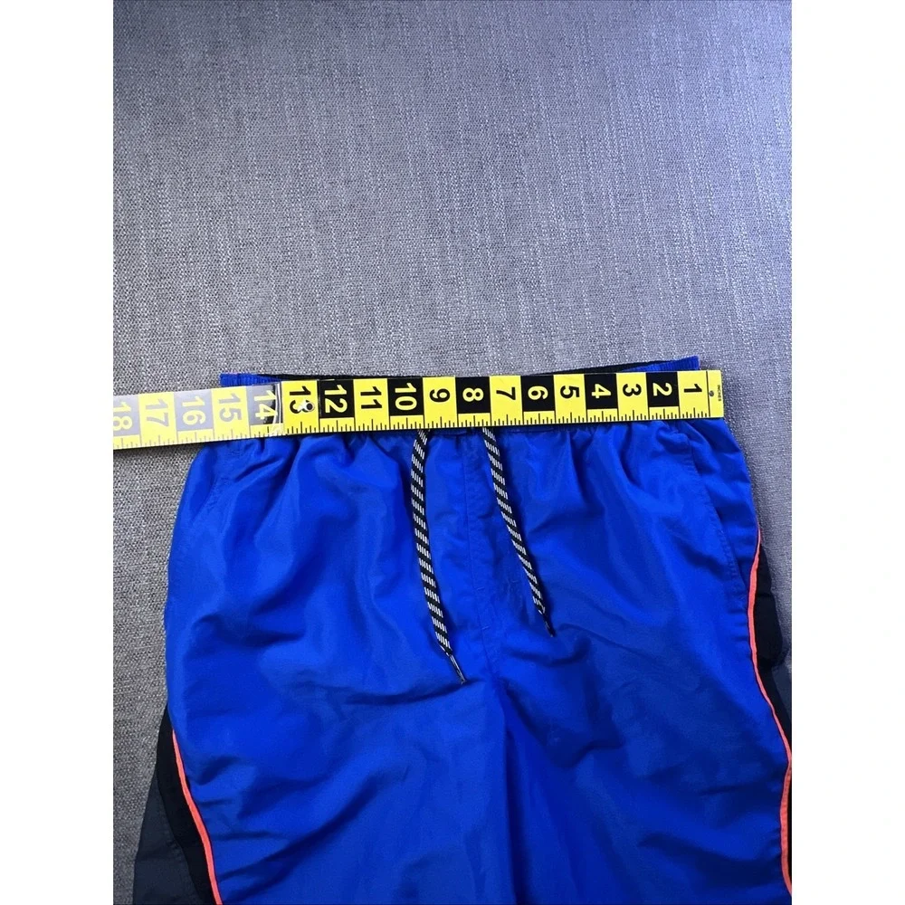 Nike Board Shorts Men's M Swim Beach Drawstring Colorful Pockets Blue Summer